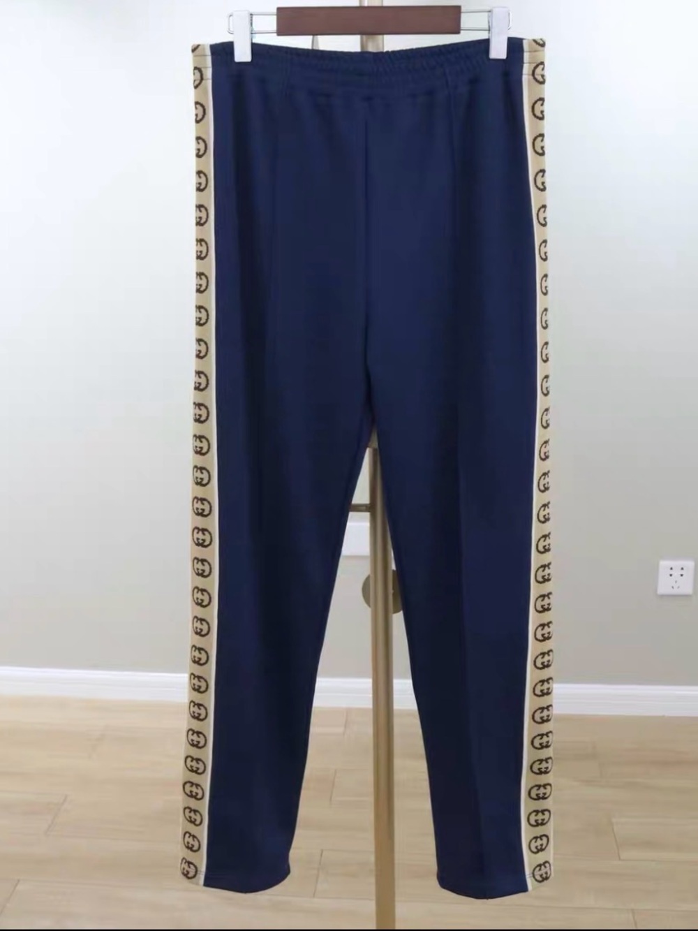 Gucci  Track Pants with Beige GG Side Tape